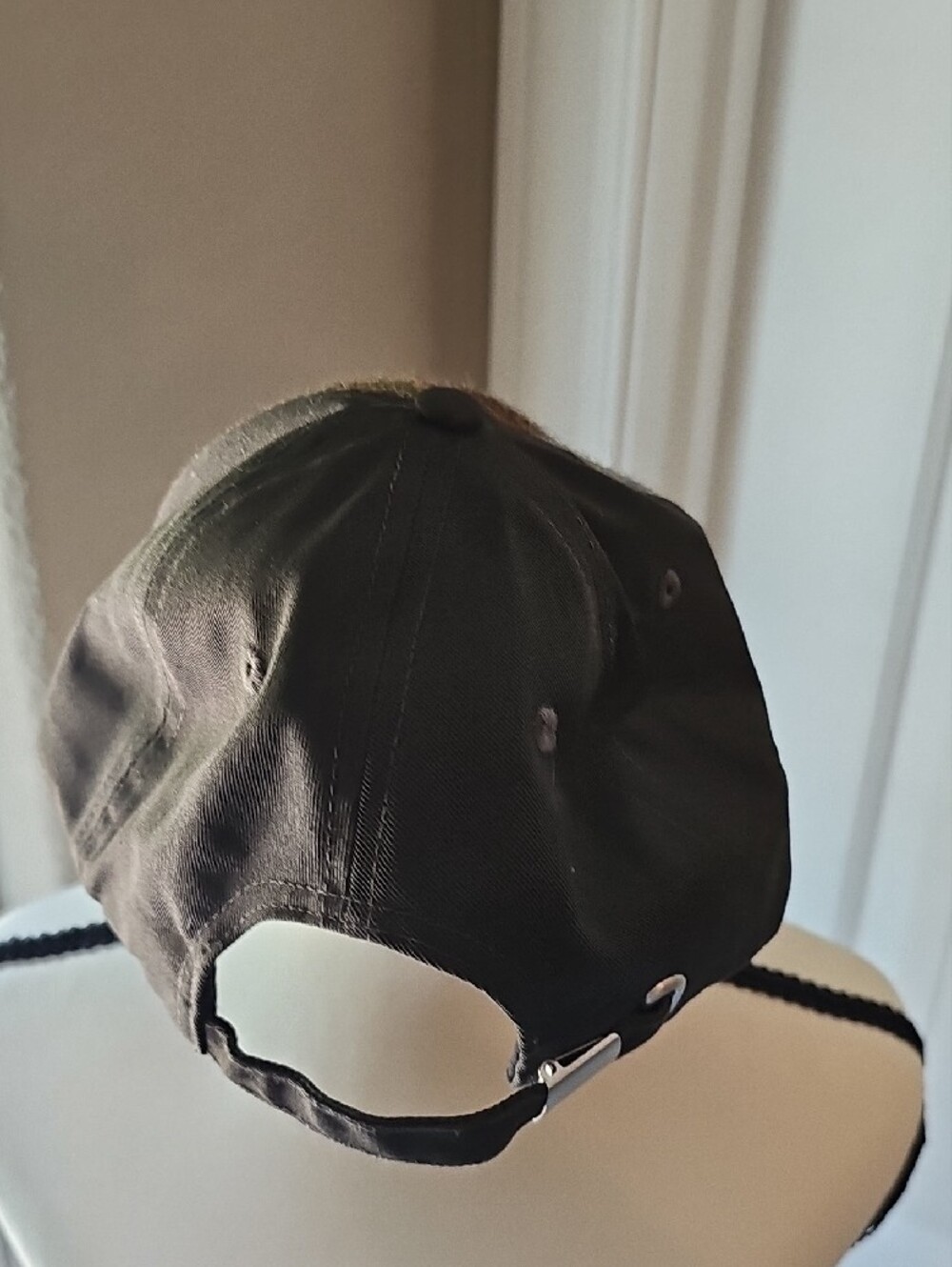 Harris Tweed Plaid Front Baseball Cap - Brown/Green - Picture 5 of 8
